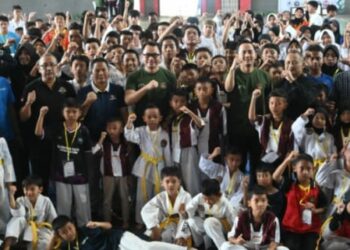 200 Peserta Ikuti Kejuaraan Cabang Taekwondo Bupati Cup 2025