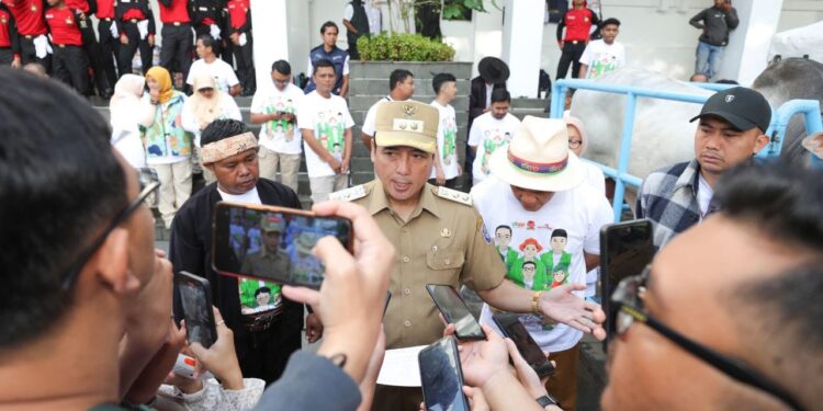 Pedagang Hewan Kurban Dilarang Berjualan di Trotoar