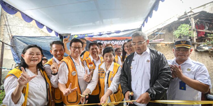 Pemkot Bandung dan Lions Club Resmikan Jembatan Penghubung di Kelurahan Pajajaran