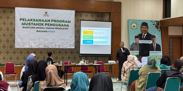 40 Mustahik Terima Bantuan Modal Usaha dari BAZNAS Jabar dan Yayasan SAPA