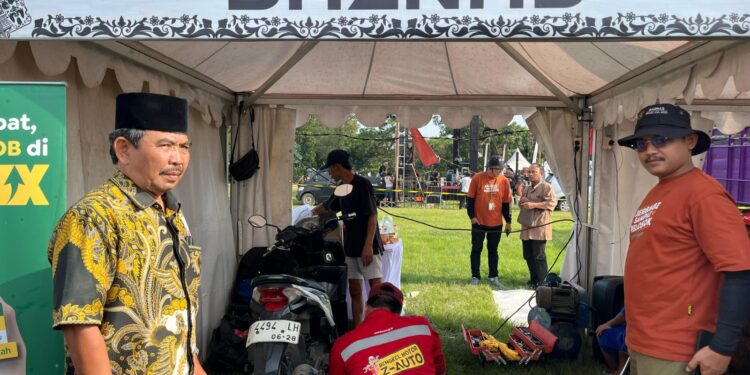 Dekatkan Layanan Zakat ke Rakyat, BAZNAS Jabar Hadirkan Servis Motor Gratis hingga Charity Store di Karawang