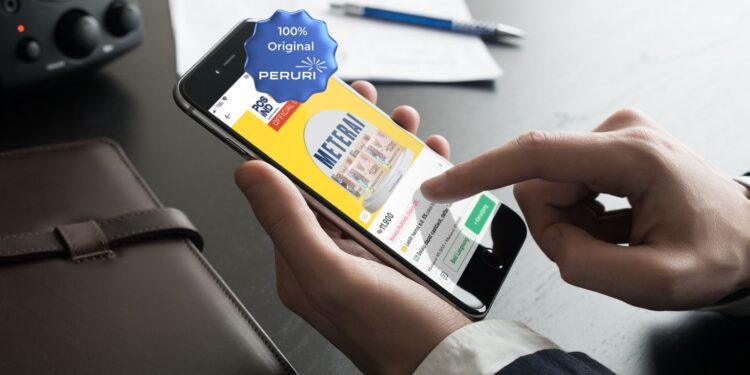 Dijamin Asli, Beli Materai Tempel di Official Store Tokopedia Pos Finansial Indonesia