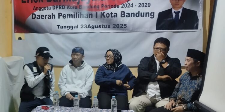 Anggota Fraksi PSI Kota Bandung Ini Perkenalkan Salam Pancasila Saat Kegiatan Reses