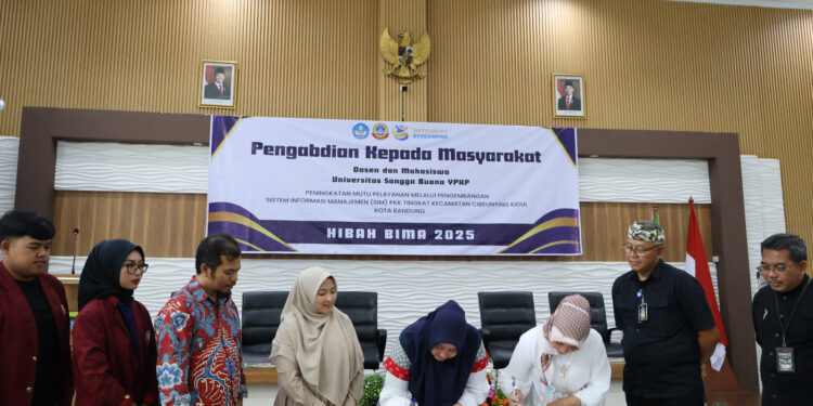 Perkuat Peran PKM, Universitas Sangga Buana YPKP Kembangkan Sistem Informasi PKK Cibeunying Kidul