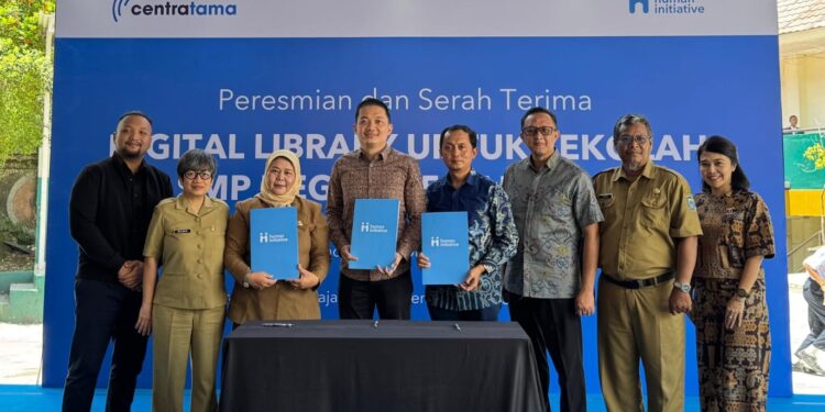 Kolaborasi Pemkot Bandung dan Centratama Hadirkan Fasilitas Perpustakaan Digital di SMPN 35