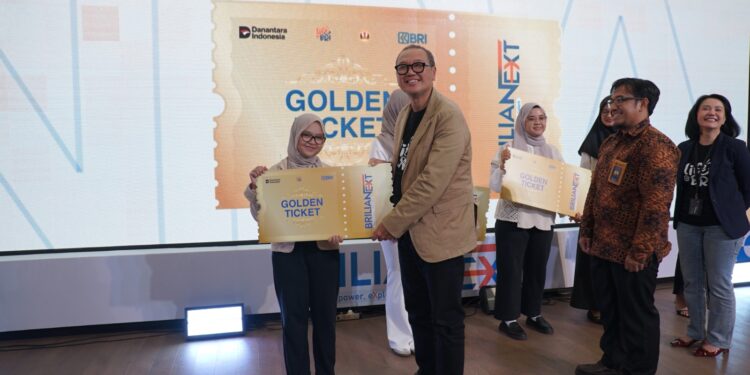 BRI Bagikan Golden Ticket untuk Mahasiswa UNPAD di Event BRILIANEXT