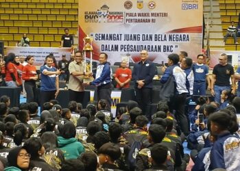 Tutup Kejurnas BKC 2025, Wamenhan RI Sebut Banyak Kesamaan dengan Bela Negara