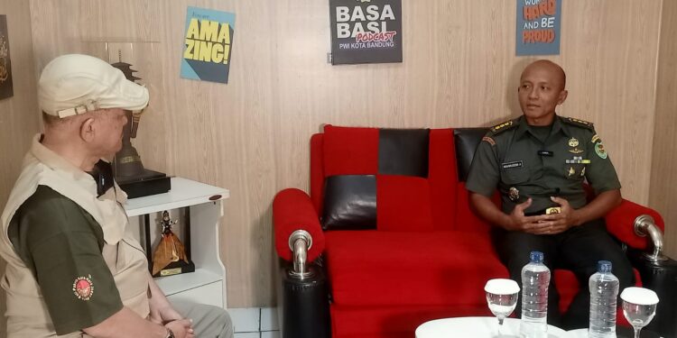 Pendam III/Siliwangi Siap Kolaborasi dengan Penggiat Pers Demi Tingkatkan Mutu SDM Media