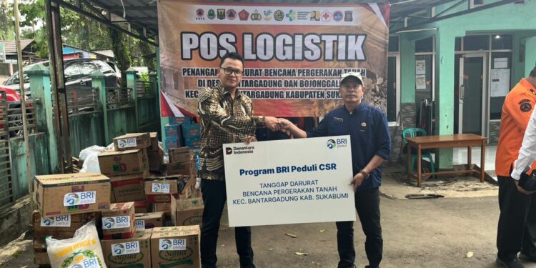 TJSL BRI Sasar Korban Tanah Bergeser di Bantargadung Sukabumi