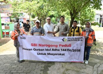 Perkuat Nilai Kebersamaan di Iduladha 1447 H, Solusi Bangun Indonesia Salurkan 27 Hewan Kurban