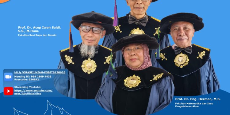 Jangan Lewatkan, Forum Guru Besar ITB Undang Masyarakat Hadiri Orasi Ilmiah